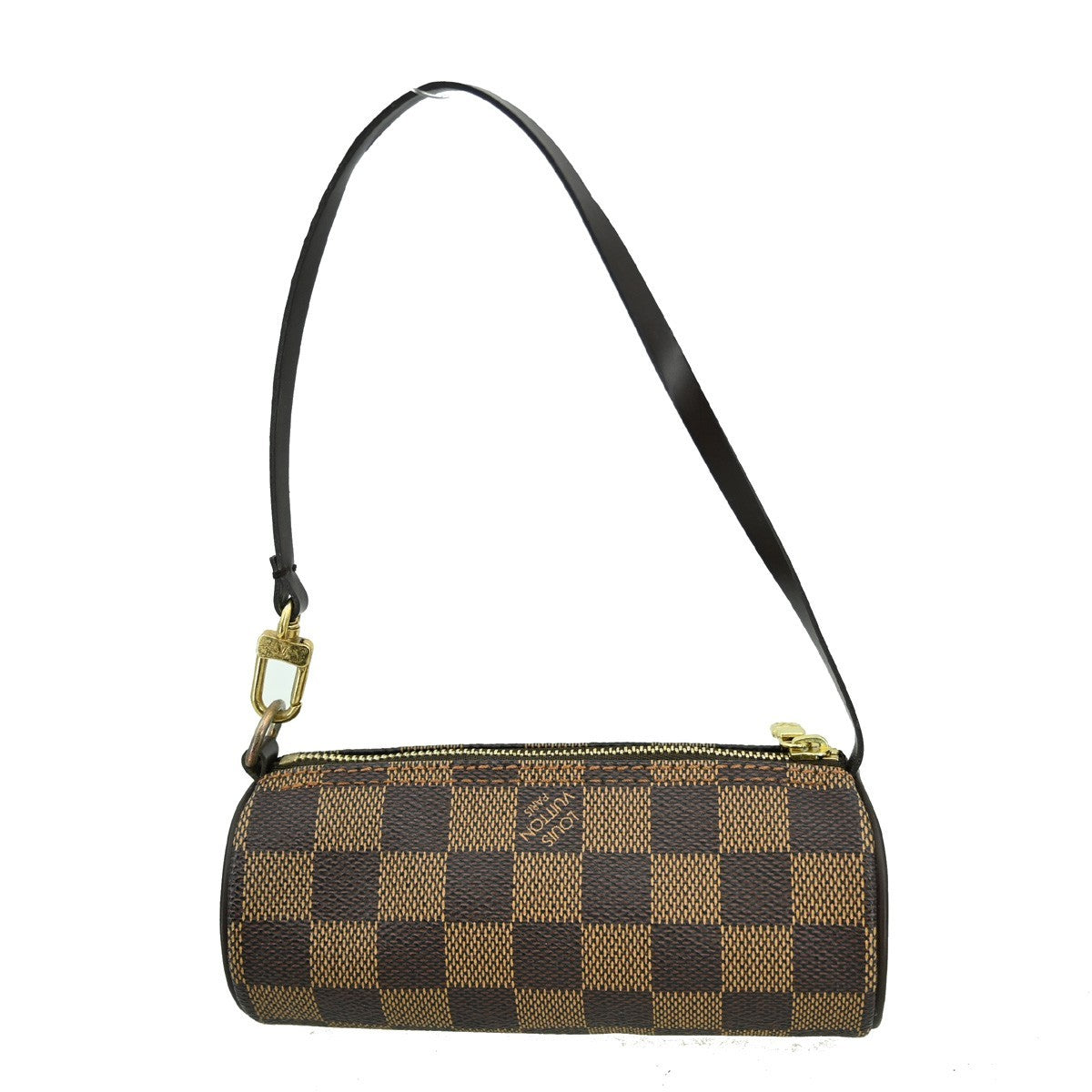 Louis Vuitton Papillon Pochette Damier, BROWN, CANVAS, Clutche & pouche
