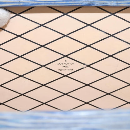 Louis Vuitton Petite Malle Handbag Epi Leather, BLUE, LEATHER, Handbag