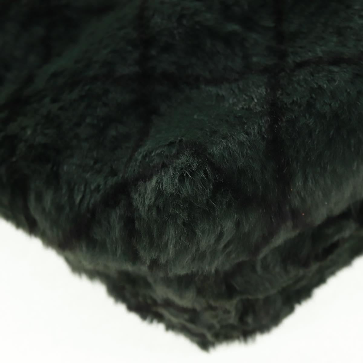 Chanel Chain Tote Lapin Fur, GREEN, FUR, Tote bag