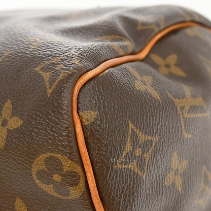 Louis Vuitton Speedy Handbag Monogram Canvas, Brown, Canvas, Handbag