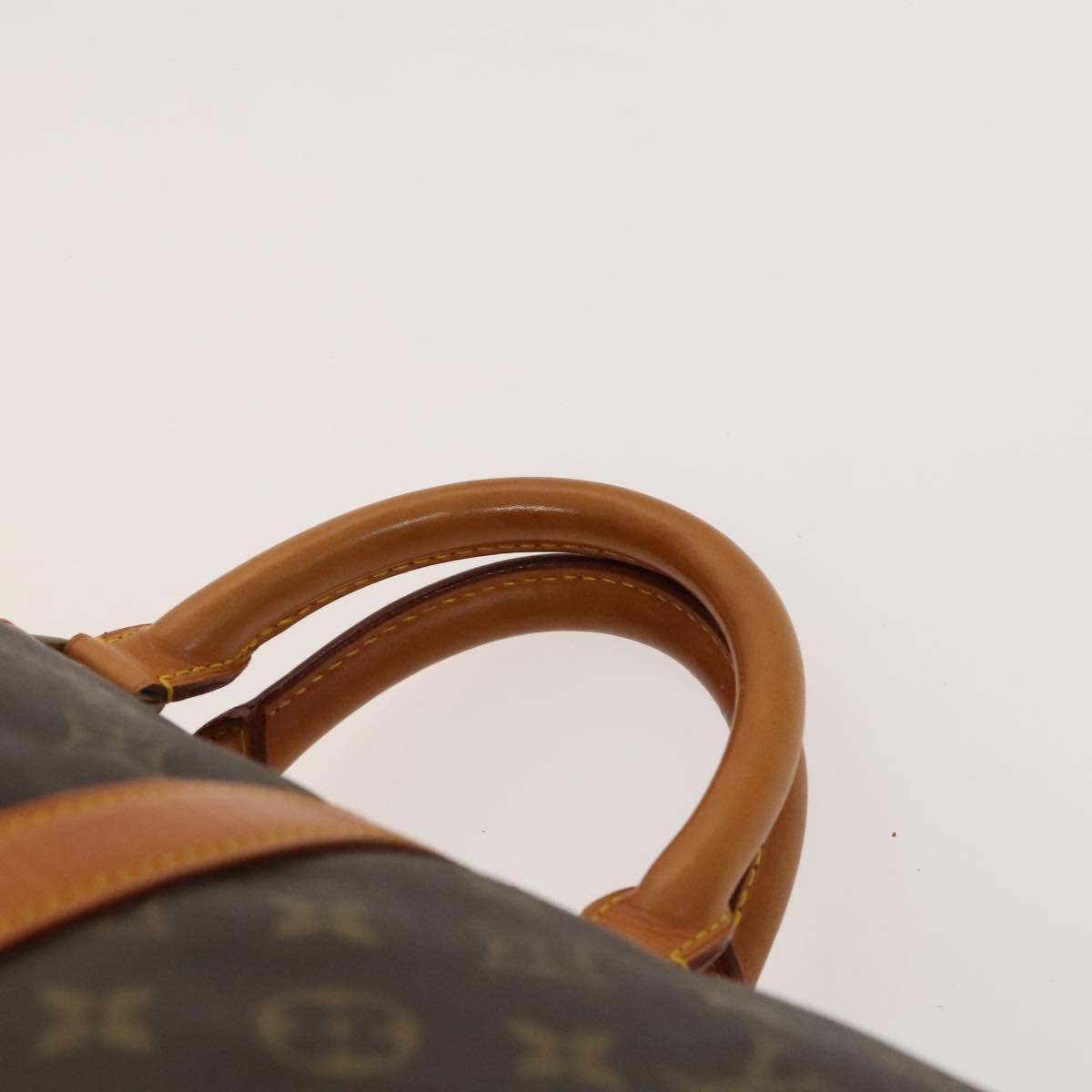 Louis Vuitton Keepall Bag Monogram Canvas, BROWN, CANVAS, Travel bag