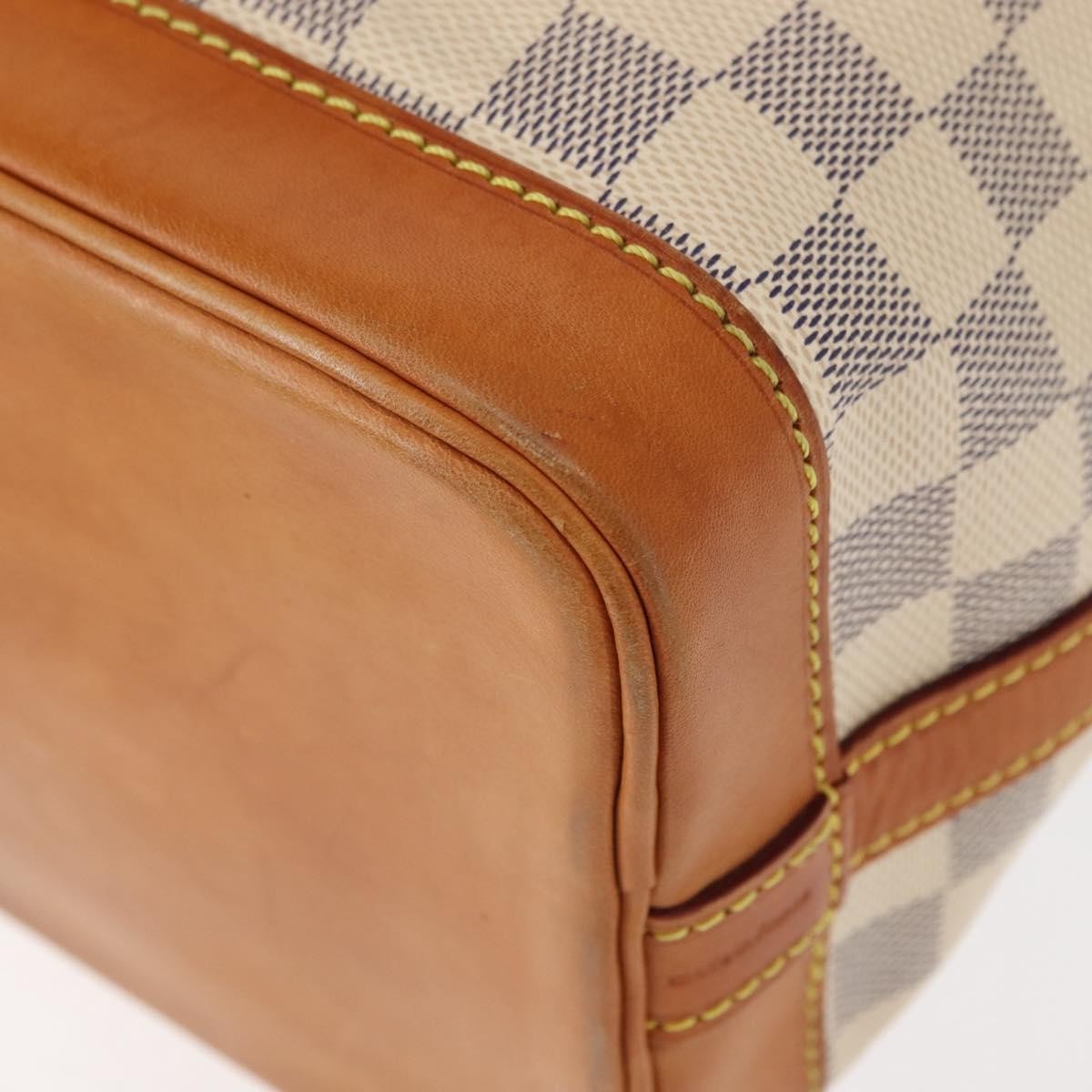 Louis Vuitton Noe Handbag Damier, BEIGE, CANVAS, Crossbody bag