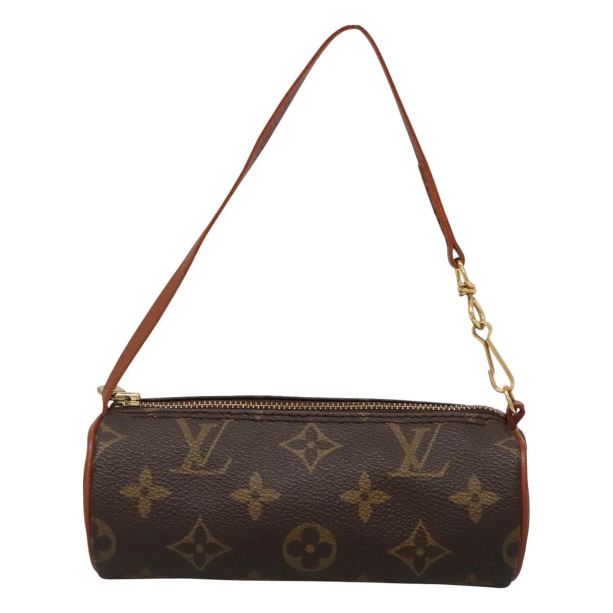 Louis Vuitton Papillon Pochette Monogram Canvas, BROWN, CANVAS, Handbag