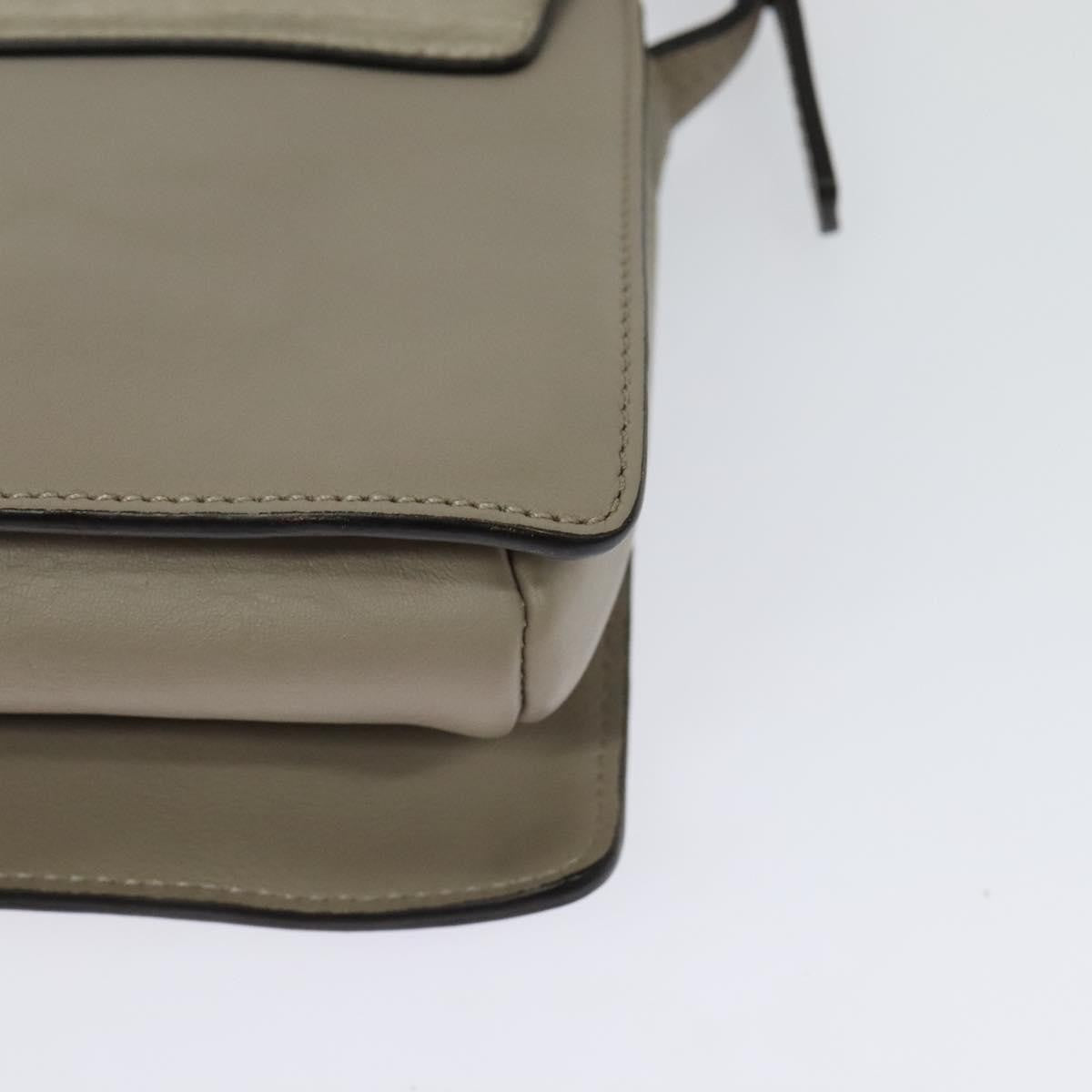 Chloe Faye Crossbody Leather and Suede, Gray, Suede, Shoulder Bag