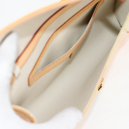 Louis Vuitton Fleurs Pochette Printed Monogram Vernis, YELLOW, PATENT_LEATHER, Shoulder bag