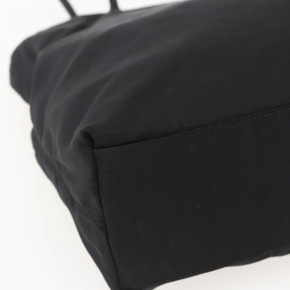 Prada Open Tote Re-Nylon, BLACK, NYLON, Shoulder bag