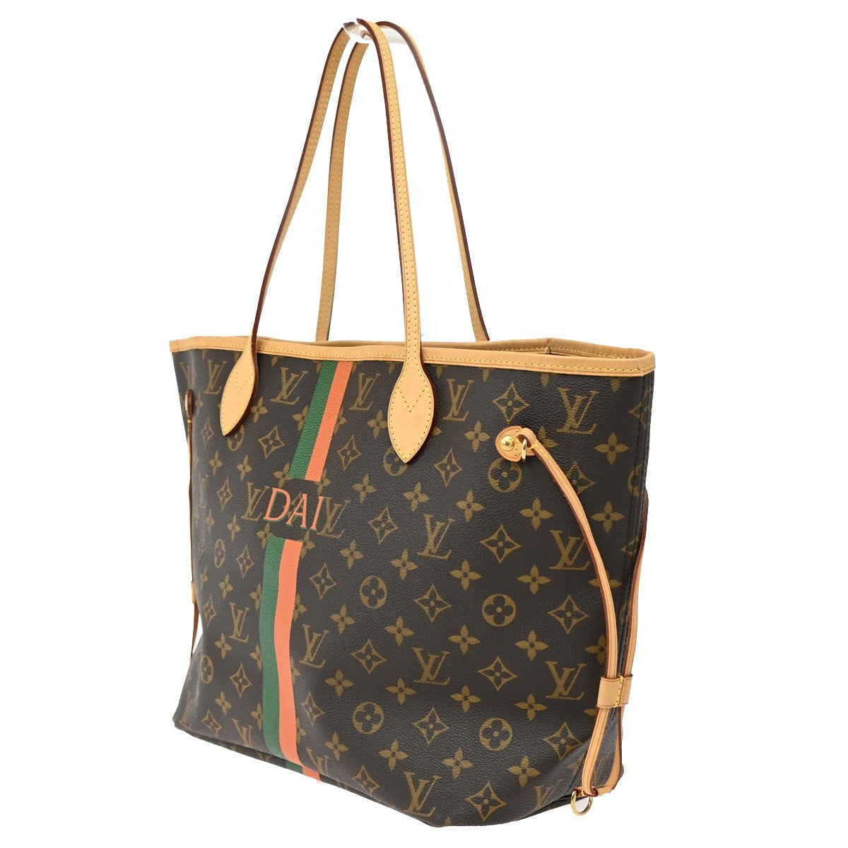 Louis Vuitton Neverfull Tote My LV Heritage Monogram Canvas, BROWN, CANVAS, Tote bag