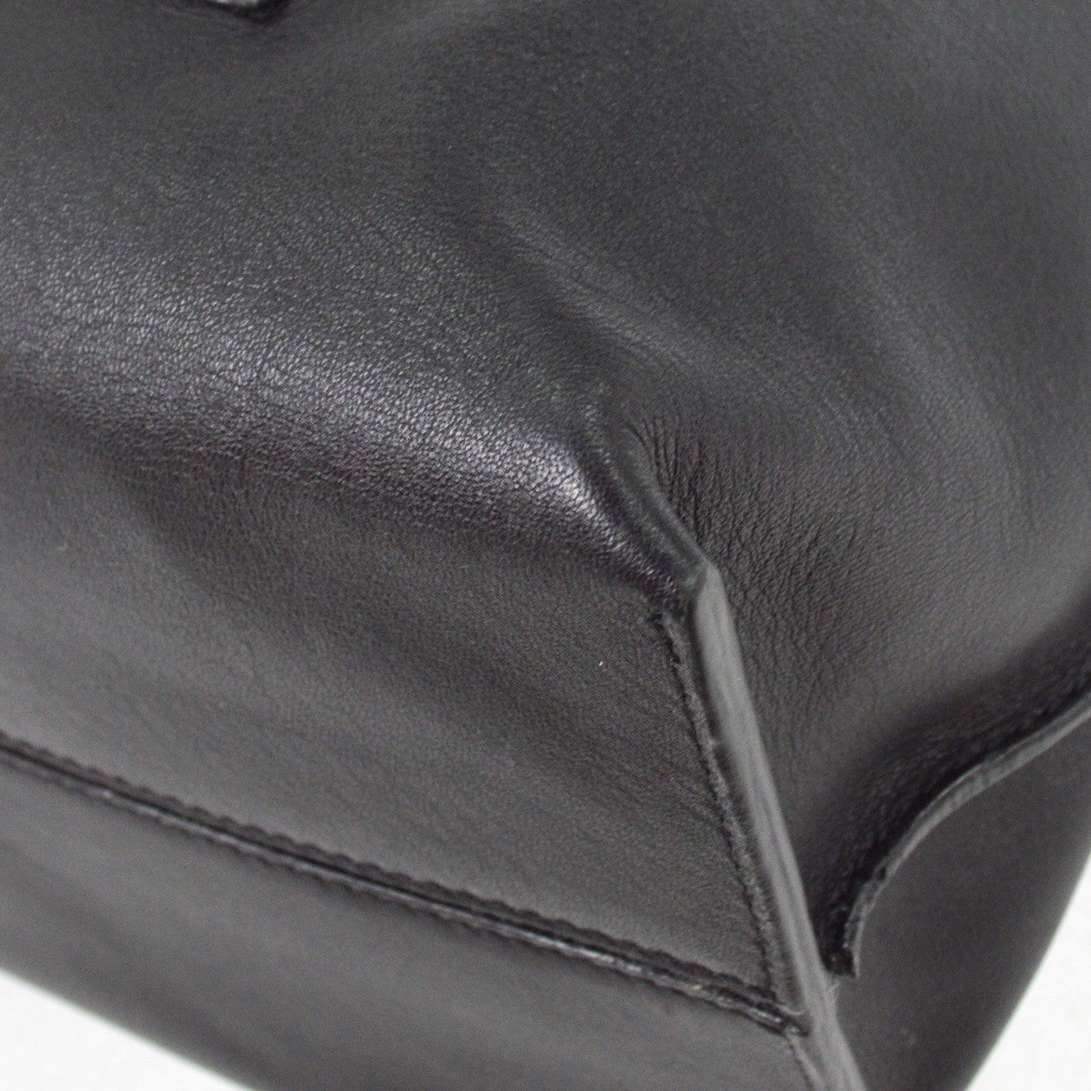 Loewe Shopper Tote Leather, BLACK, LEATHER, Tote bag
