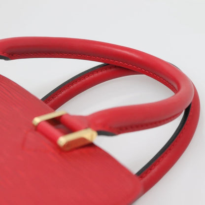 Louis Vuitton Pont Neuf Handbag Epi Leather, RED, LEATHER, Handbag