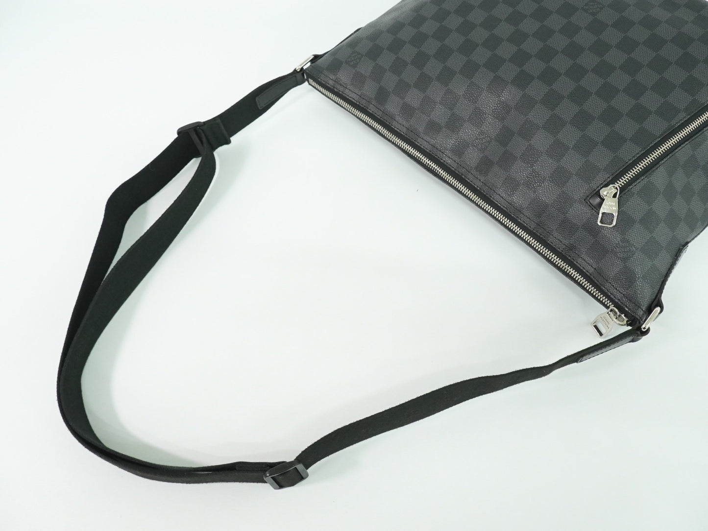 Louis Vuitton Mick Messenger Bag Damier Graphite, BLACK, CANVAS, Shoulder bag