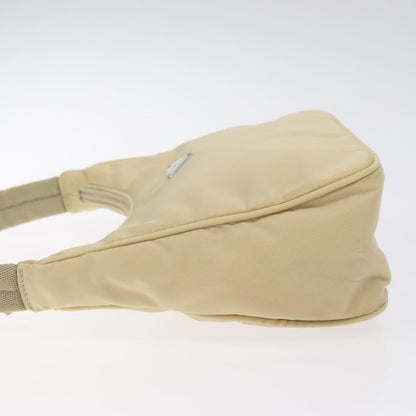 Prada Hobo Tessuto, Beige, Nylon, Handbag