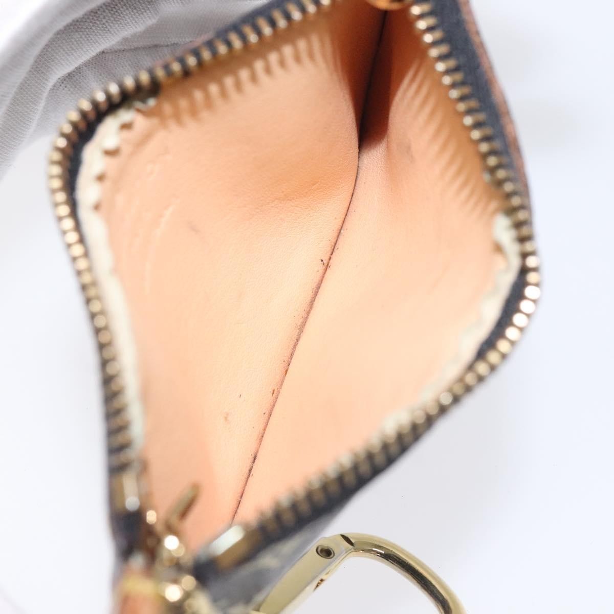 Louis Vuitton Pochette Clés Monogram Canvas, BLACK, CANVAS, Wallets