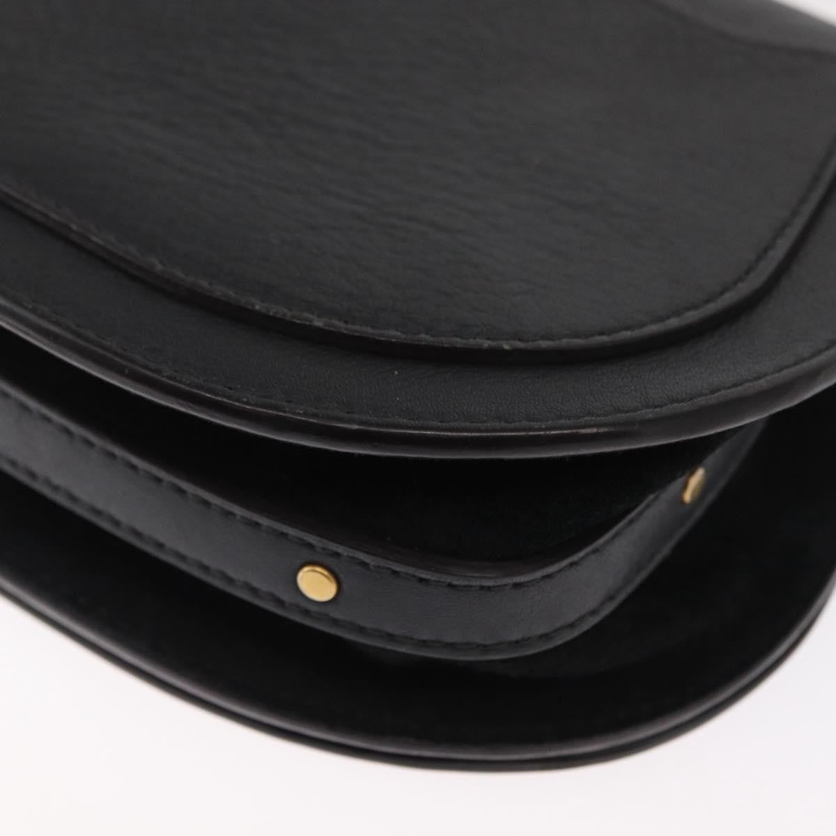 Chloe Nile Crossbody Bag Leather, BLACK, LEATHER, Handbag