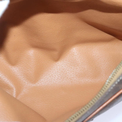 Celine Macadam Pochette Canvas and Leather, BROWN, CANVAS, Clutche & pouche