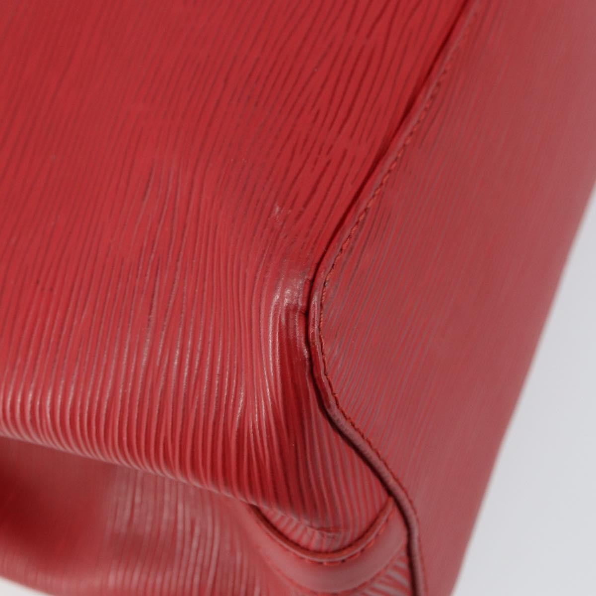 Louis Vuitton Mandara Handbag Epi Leather, RED, LEATHER, Shoulder bag