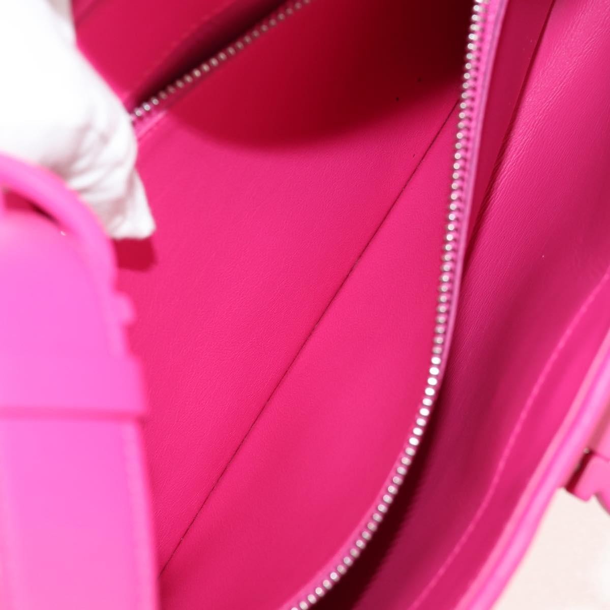 Salvatore Ferragamo Gancini Shoulder Bag Leather, PINK, LEATHER, Shoulder bag
