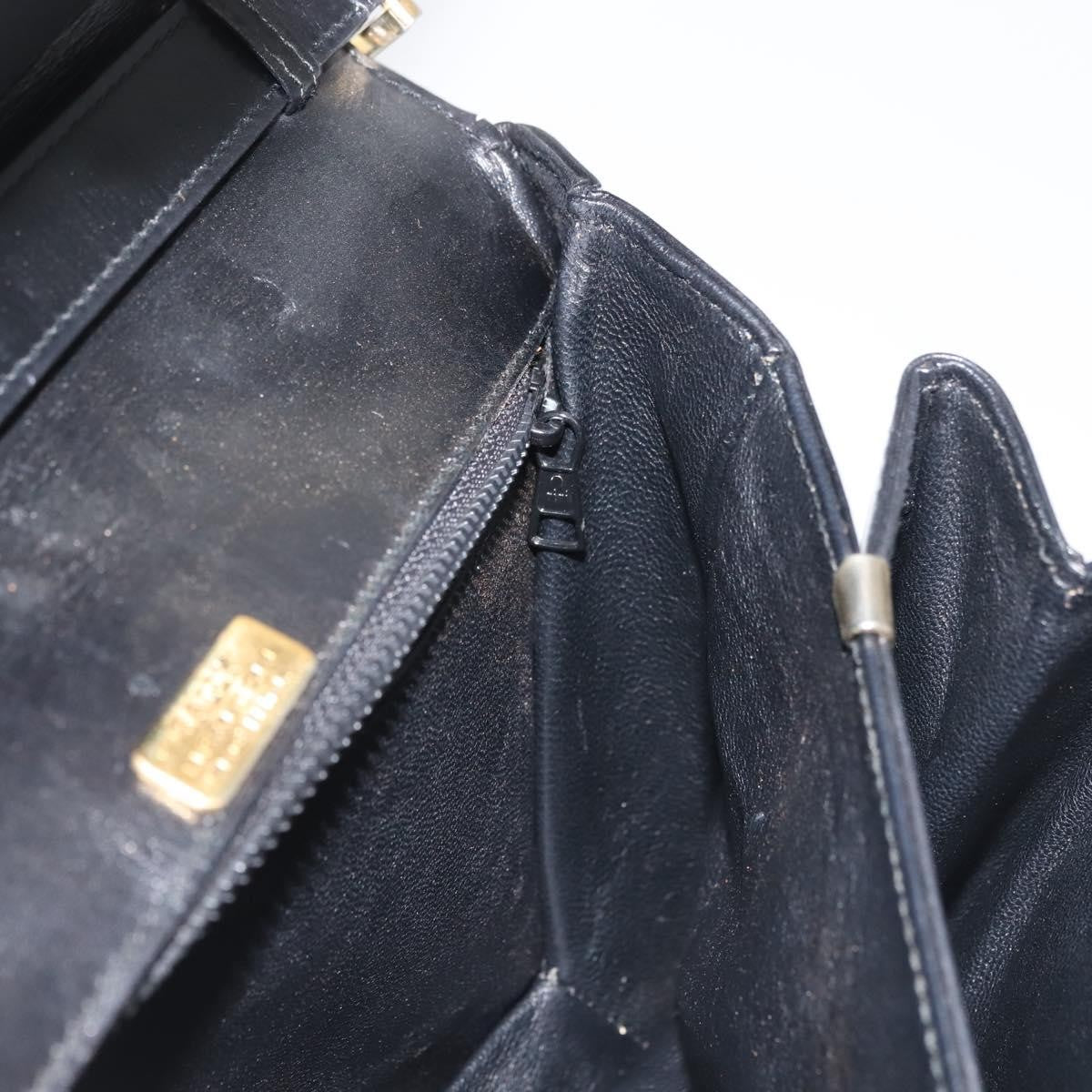 Bally Vintage Shoulder Bag Leather, Black, Leather, Shoulder Bag