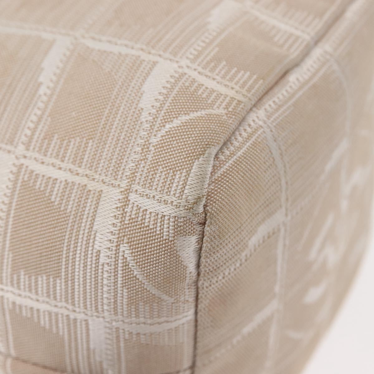 Chanel Travel line pouch Nylon, BEIGE, NYLON, Clutche & pouche