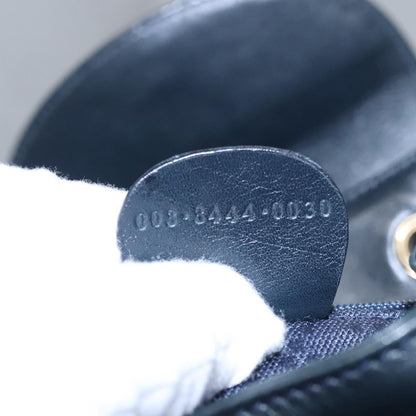 Gucci Vintage Bamboo Backpack Leather, BLACK, LEATHER, Backpack