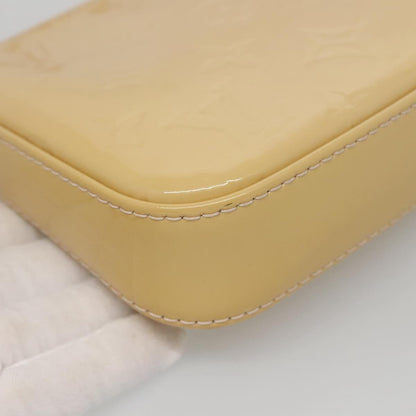 Louis Vuitton Pochette Accessoires NM Monogram Vernis, BEIGE, PATENT_LEATHER, Clutche & pouche
