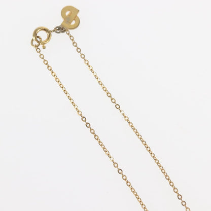 Christian Dior CD Pendant Necklace Gold-plated, GOLD, METAL, Necklace