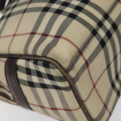 Burberry Nova Check Bowling Bag Canvas, BEIGE, NYLON, Bag
