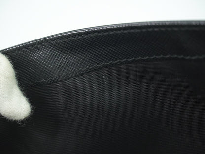 Prada Continental Wallet Tessuto, Black, Nylon, Wallet