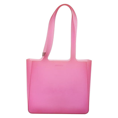 Chanel Logo Tote bag Rubber, PINK, RUBBER, Tote bag