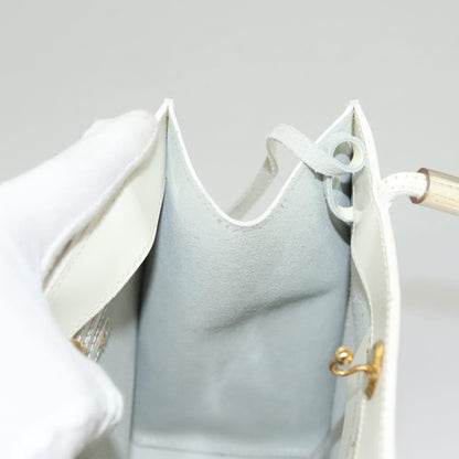 Salvatore Ferragamo Vintage Handbag Patent leather, WHITE, PATENT_LEATHER, Handbag
