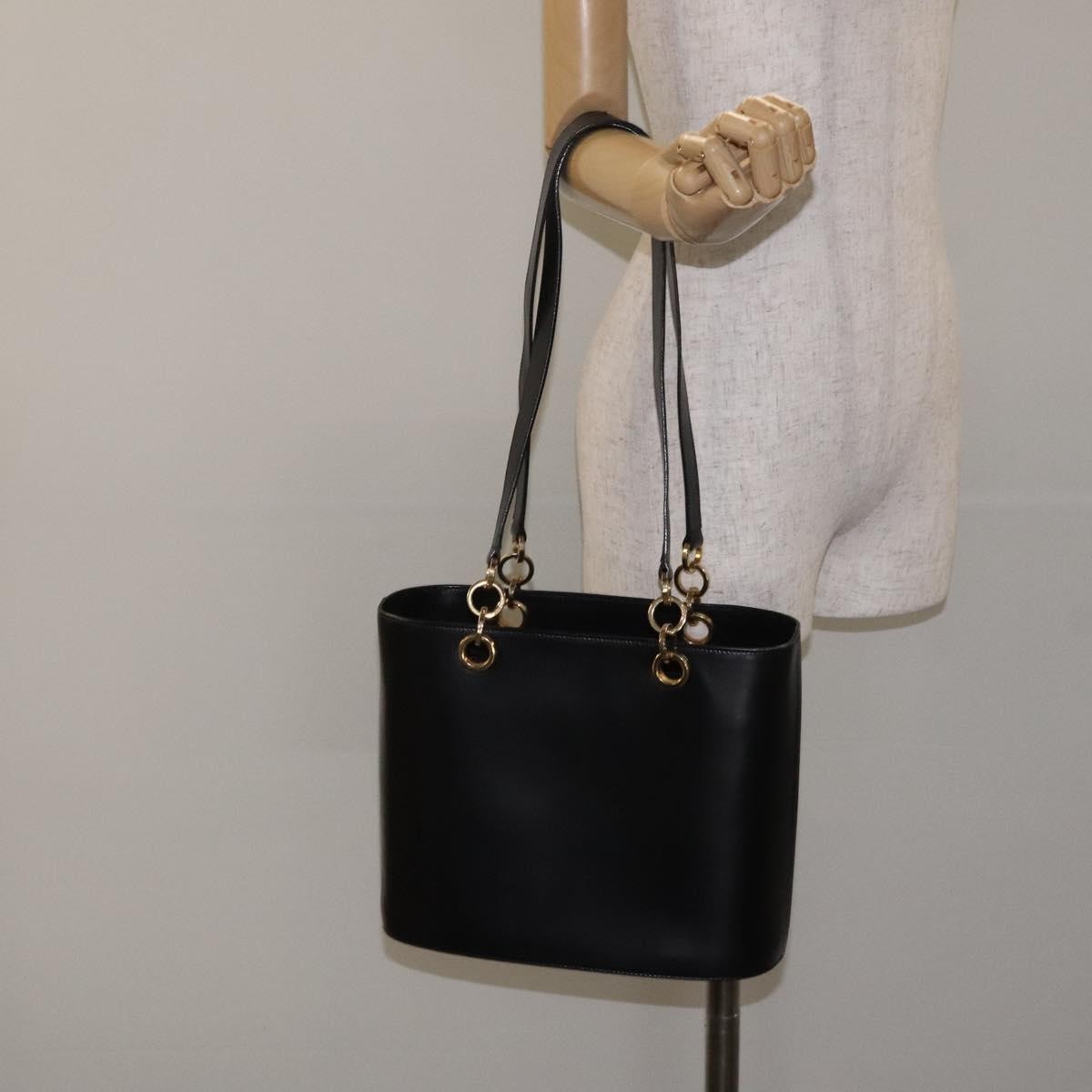 Salvatore Ferragamo Vintage Tote bag Leather, BLACK, LEATHER, Tote bag