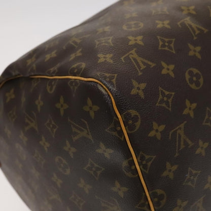 Louis Vuitton Keepall Bag Monogram Canvas, BROWN, CANVAS, Travel bag