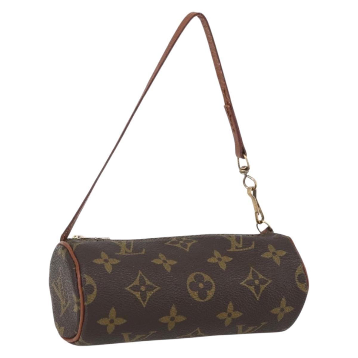 Louis Vuitton Papillon Pochette Monogram Canvas, BROWN, CANVAS, Clutche & pouche