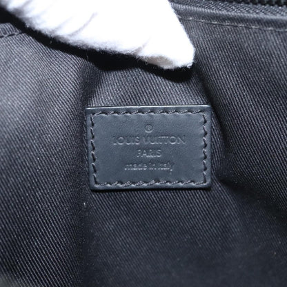 Louis Vuitton Neverfull Pochette Monogram Empreinte Giant, BLACK, LEATHER, Clutche & pouche