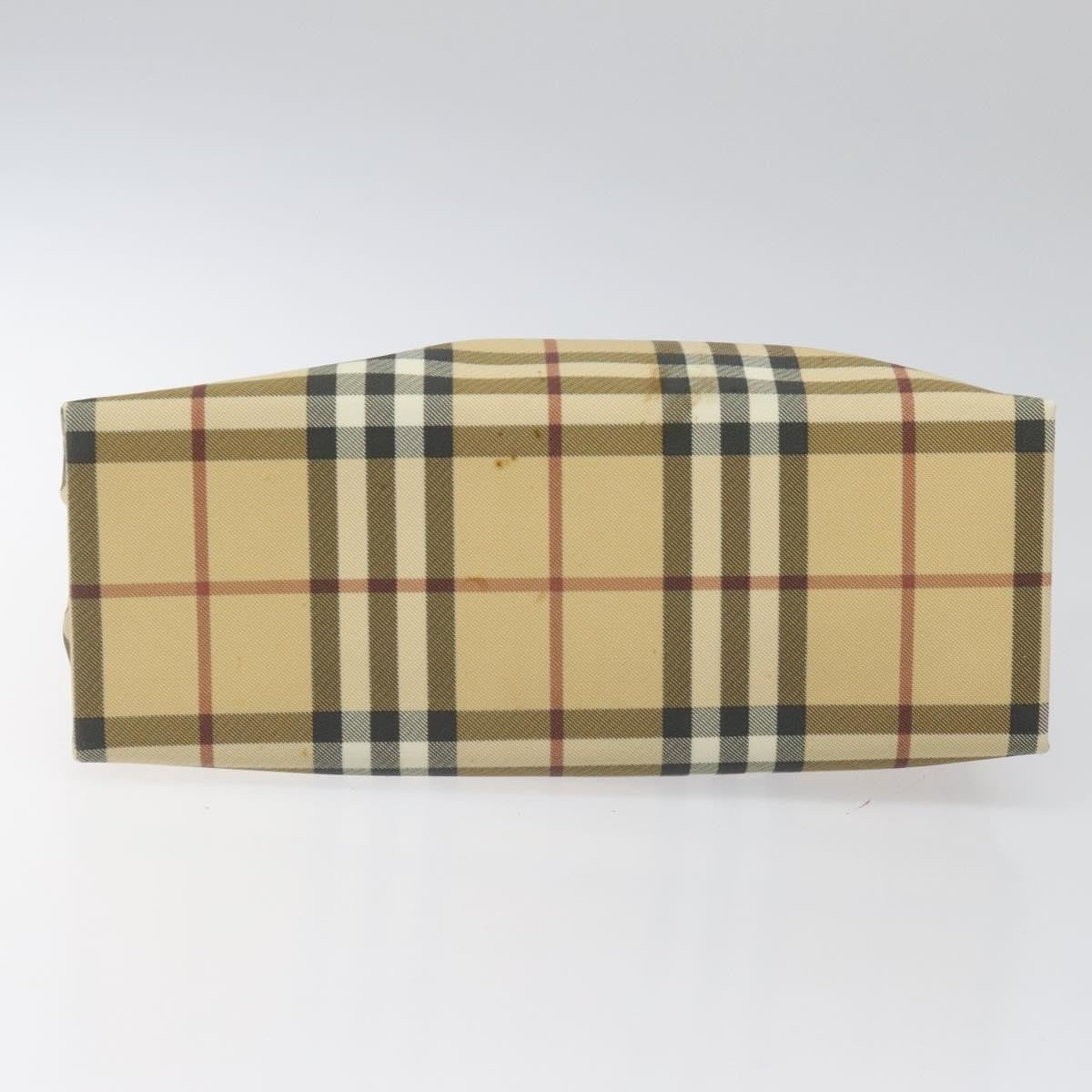 Burberry Nova Check Tote canvas check pattern, BEIGE, PVC, Tote bag