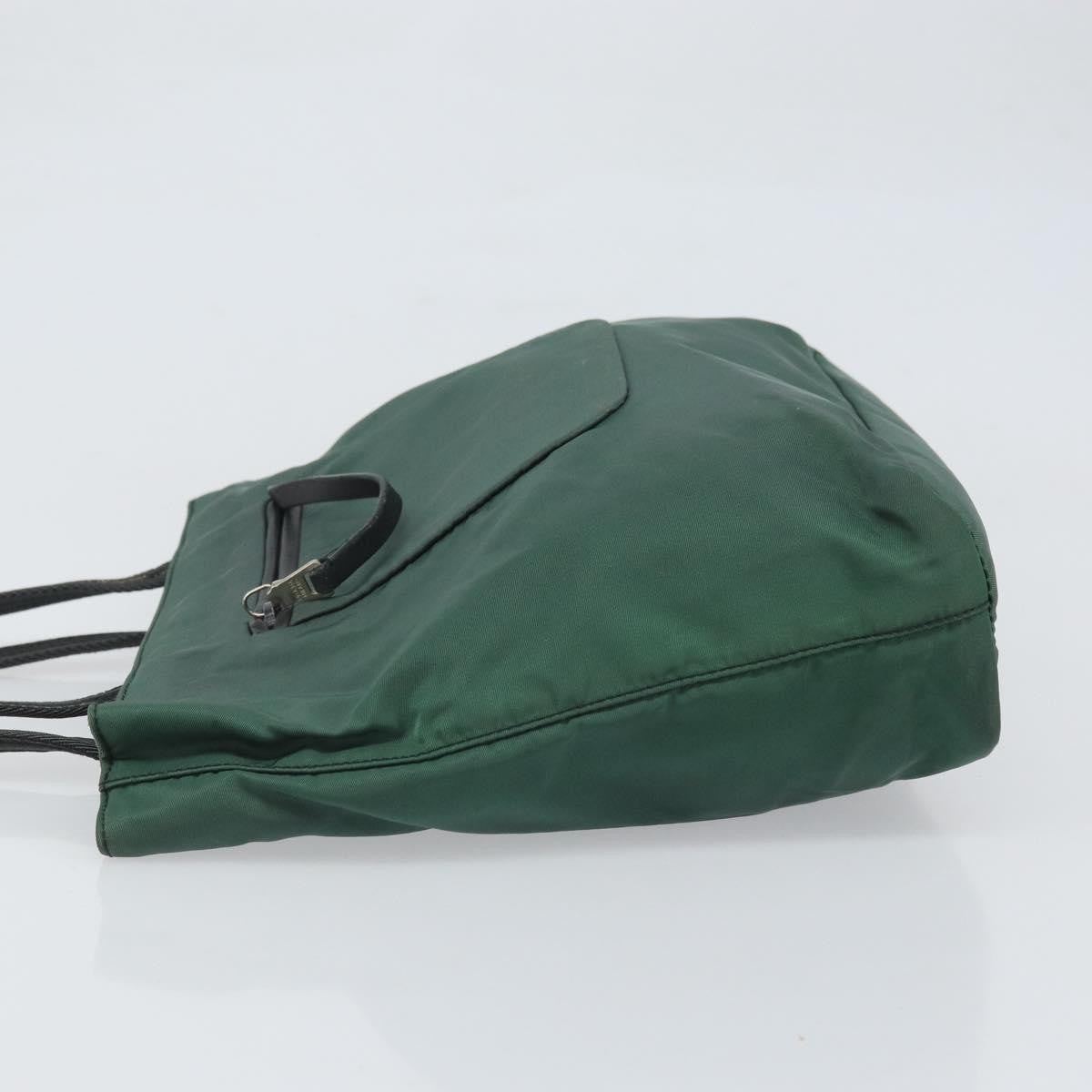 Prada Vintage Zip Tote Tessuto, GREEN, NYLON, Tote bag