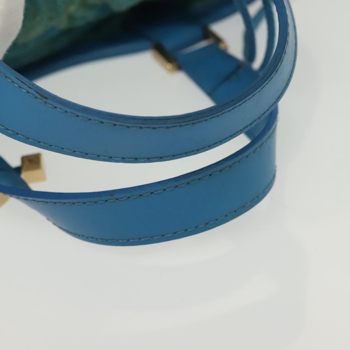 Louis Vuitton Plage Lagoon Bay Handbag Vinyl Epi Leather, BLUE, LEATHER, Handbag