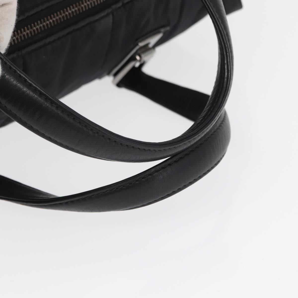 Chanel Square Stitch Boston Bag Quilted Nylon, BLACK, NYLON, Travel bag