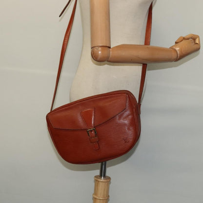 Louis Vuitton Jeune Fille Handbag Epi Leather, BROWN, LEATHER, Shoulder bag