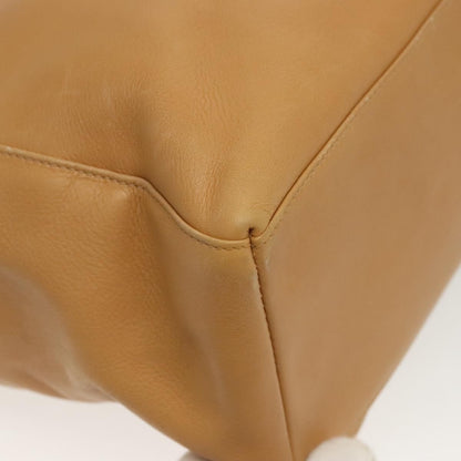 Salvatore Ferragamo Shoulder Bag Leather, BEIGE, LEATHER, Shoulder bag
