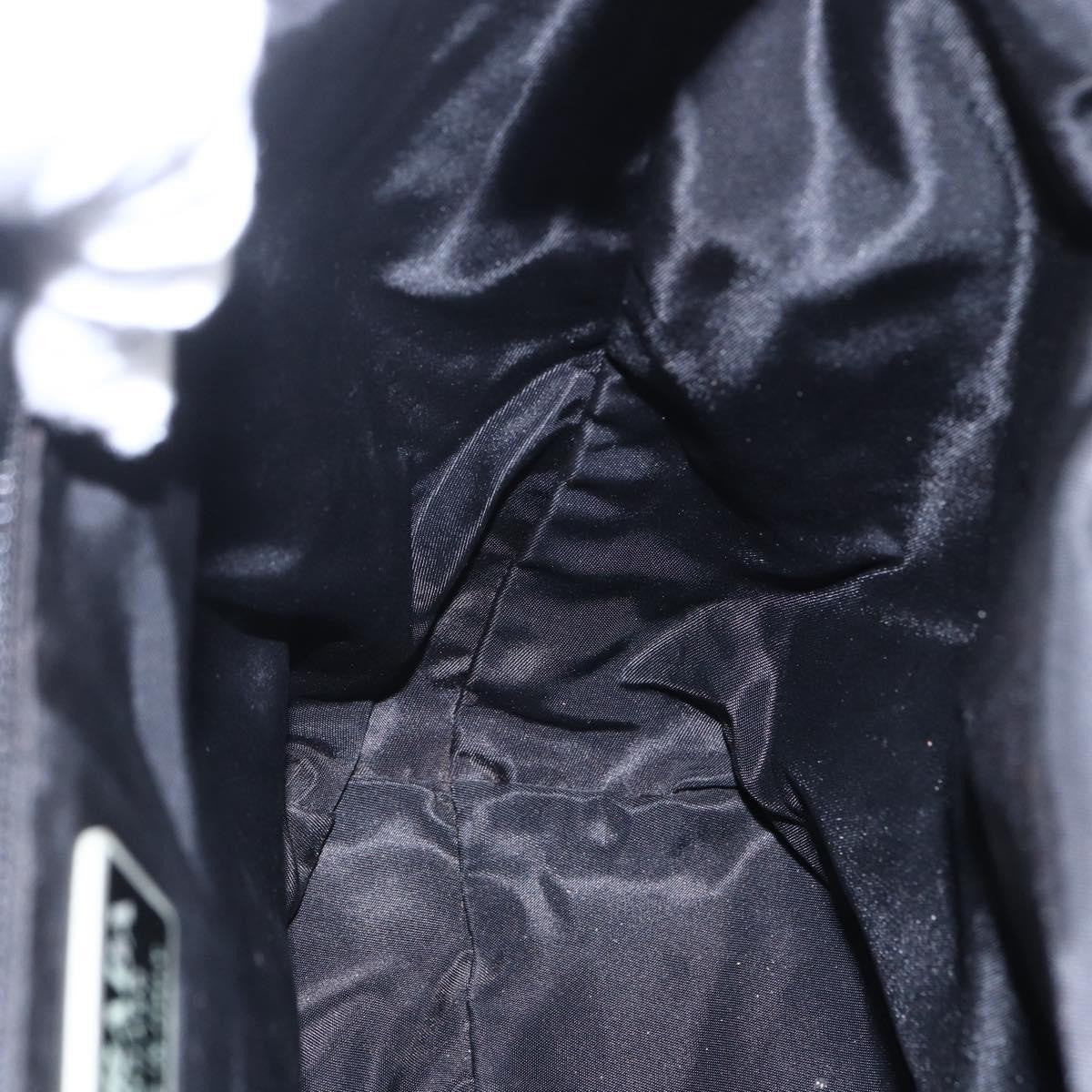 Prada Vintage Handbag Tessuto, Black, Nylon, Handbag