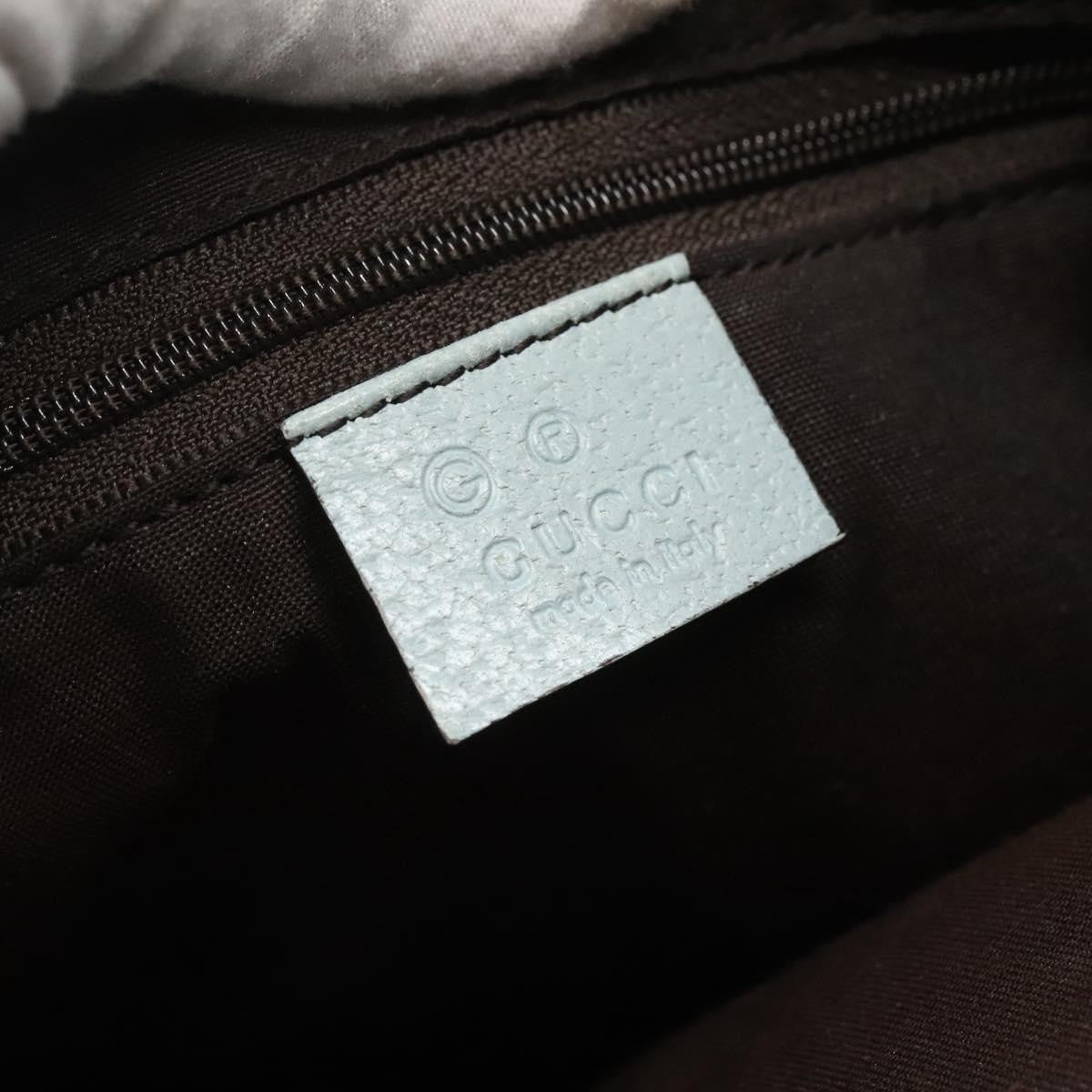 Gucci Vintage Flat Messenger Bag GG Canvas, BLUE, CANVAS, Shoulder bag