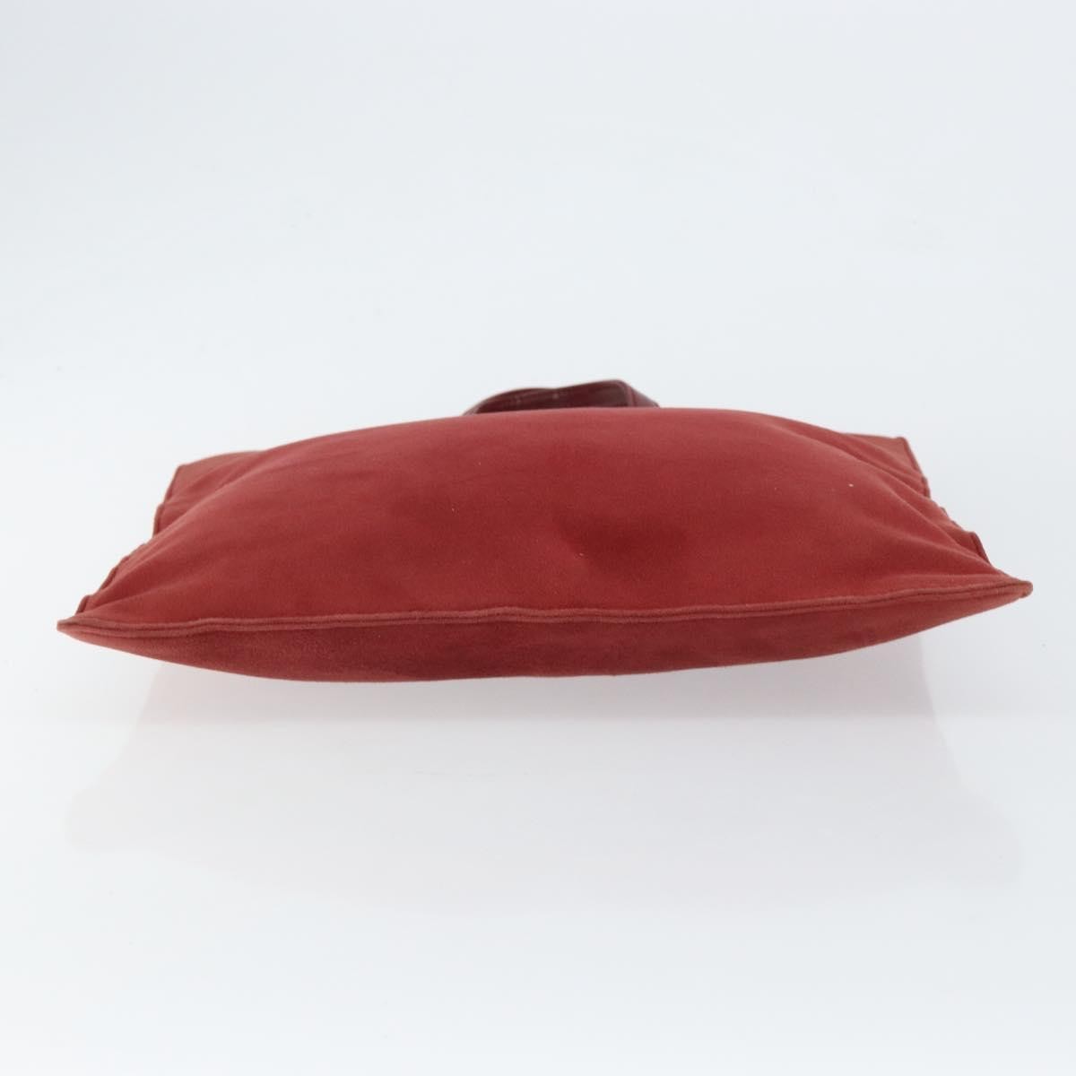Loewe Anagram Tote Suede, RED, SUEDE, Tote bag