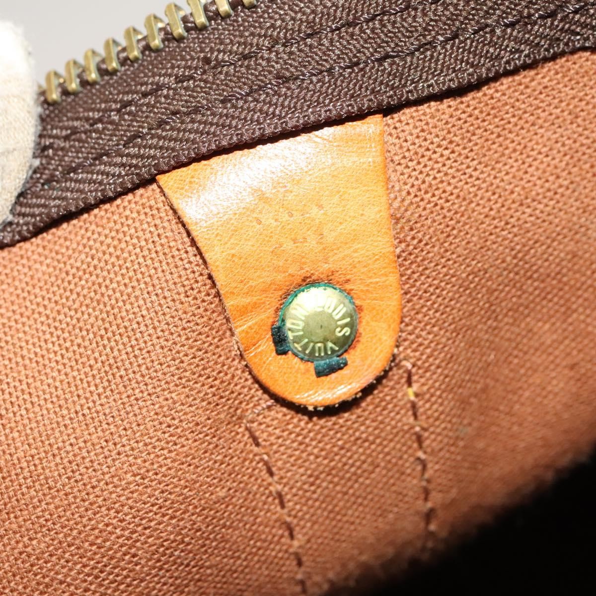 Louis Vuitton Keepall Bag Monogram Canvas, BROWN, CANVAS, Travel bag