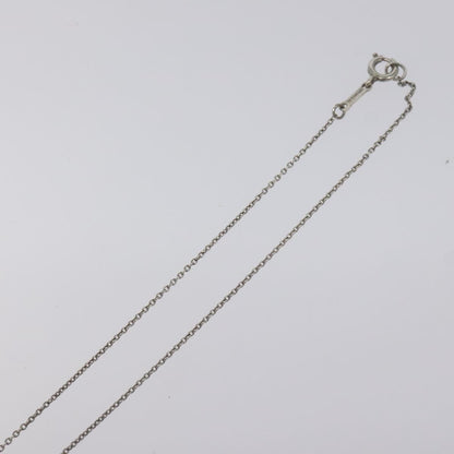 Tiffany & Co. Elsa Peretti Open Heart Pendant Necklace Sterling Silver, SILVER, SILVER, Necklace