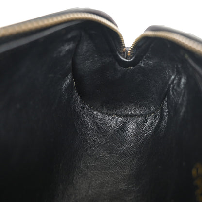 Chanel Vintage Diamond CC Barrel Bag Quilted Leather, BLACK, LEATHER, Shoulder bag