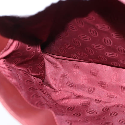 cartier Must de Cartier Shoulder Bag Leather, BURGUNDY, LEATHER, Shoulder bag