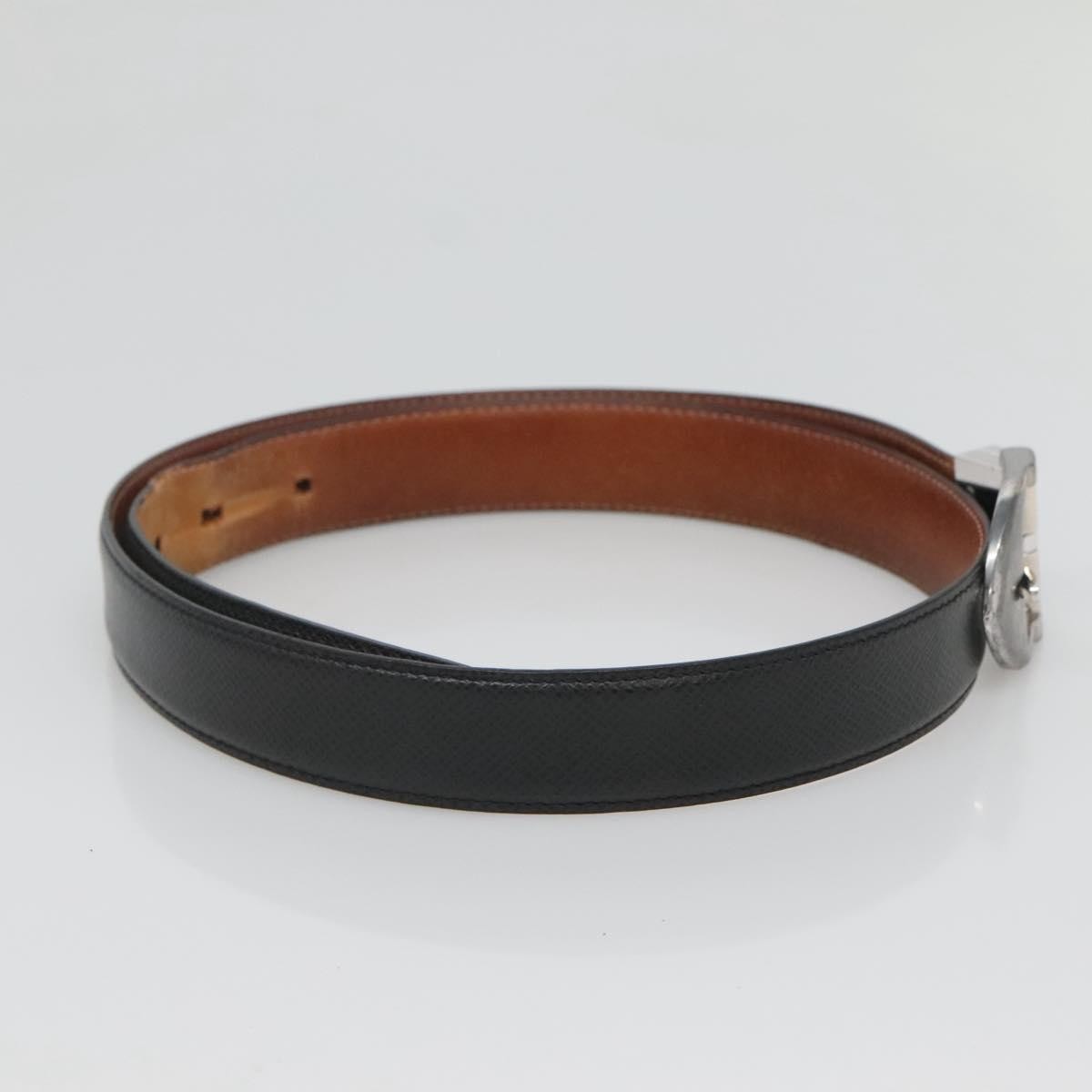 Louis Vuitton Classique Belt Taiga Leather, GRAY, LEATHER, Belts