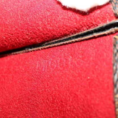 Louis Vuitton Sac Plat Bag Damier, BROWN, CANVAS, Handbag