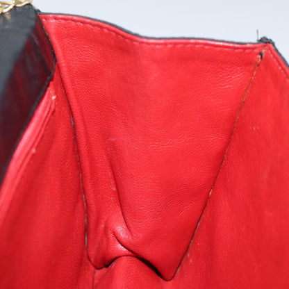 Chanel Vintage Full Flap Shoulder Bag Quilted Satin, BLACK, SATIN, Shoulder bag