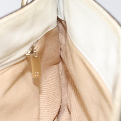 Chanel Vintage Olsen CC Chain Shoulder Bag Canvas and Leather, BLACK, CANVAS, Shoulder bag